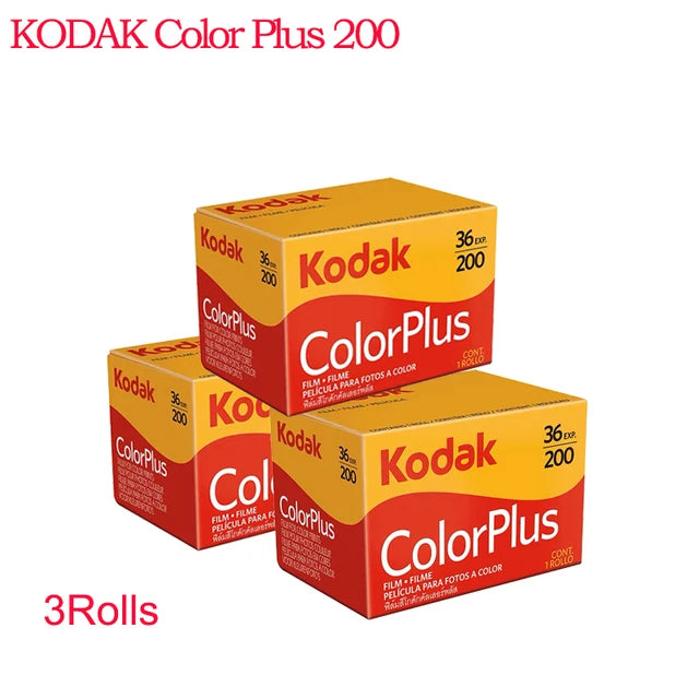 Kodak ColorPlus 200 35mm Color Films 1-10 Rolls 36 Exposures Per Roll For Kodak H35/H35N/M35/M38 /F9 Film Cameras 35mm Film