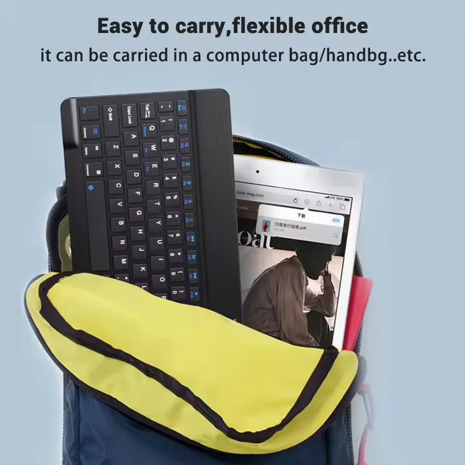 Bluetooth Wireless Keyboard – Multi-Device Portable Keyboard