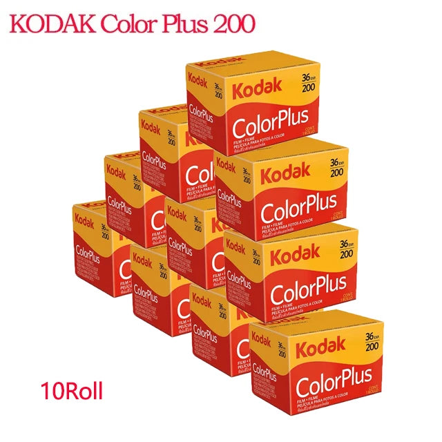 Kodak ColorPlus 200 35mm Color Films 1-10 Rolls 36 Exposures Per Roll For Kodak H35/H35N/M35/M38 /F9 Film Cameras 35mm Film