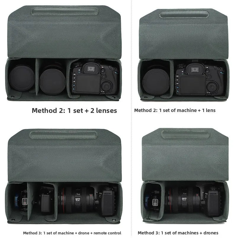 Multi-Purpose Camera Inner Bag, Mirrorless Camera Protective Case, DSLR Inner Bag, Portable Lens Photography Camera Bag
