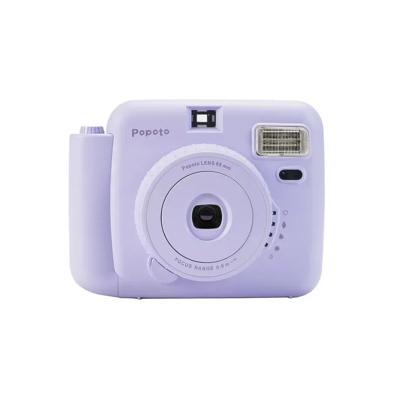 Popoto Instant Camera Cute Macaron Trendy Film Camera for Fujifilm Instax Mini Film Aesthetic Photo Camera for Girls Gift