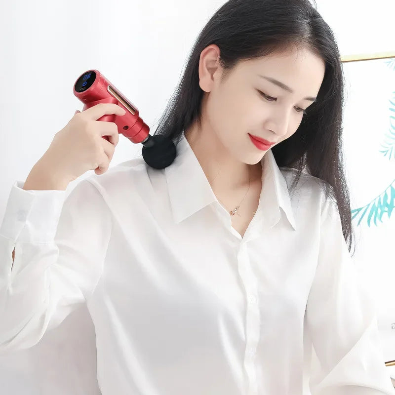 Mini Rechargeable Massage Gun – Portable Muscle Relaxation