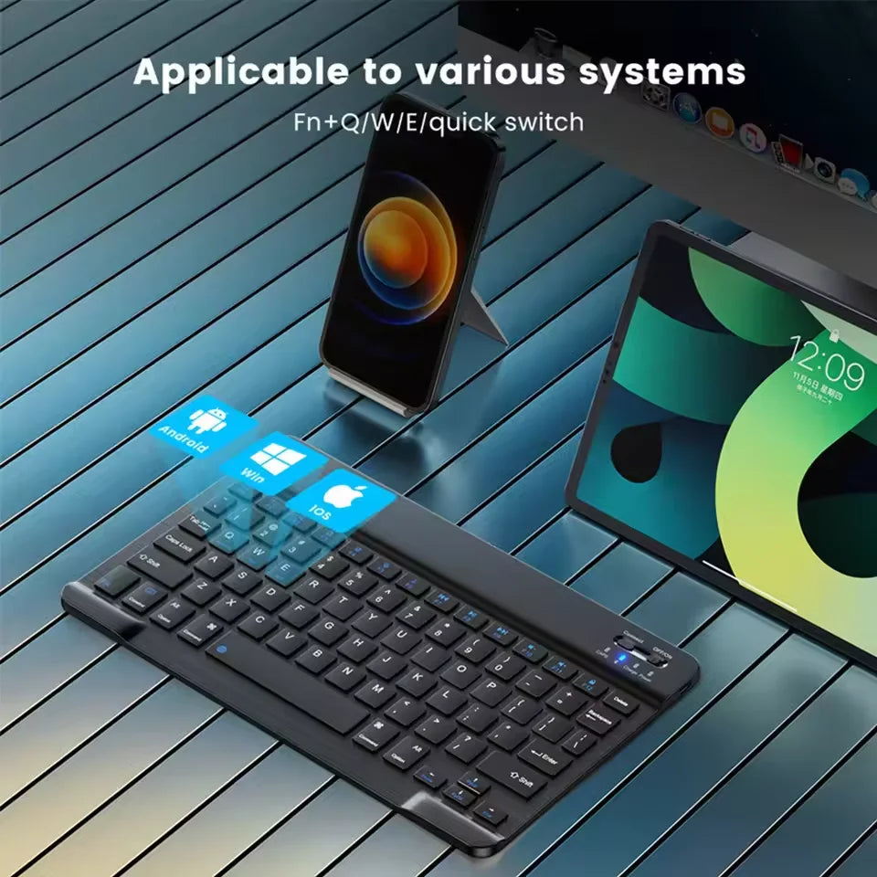 Bluetooth Wireless Keyboard – Multi-Device Portable Keyboard