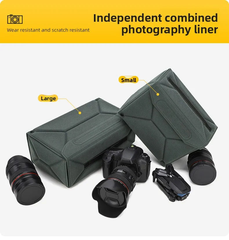 Multi-Purpose Camera Inner Bag, Mirrorless Camera Protective Case, DSLR Inner Bag, Portable Lens Photography Camera Bag