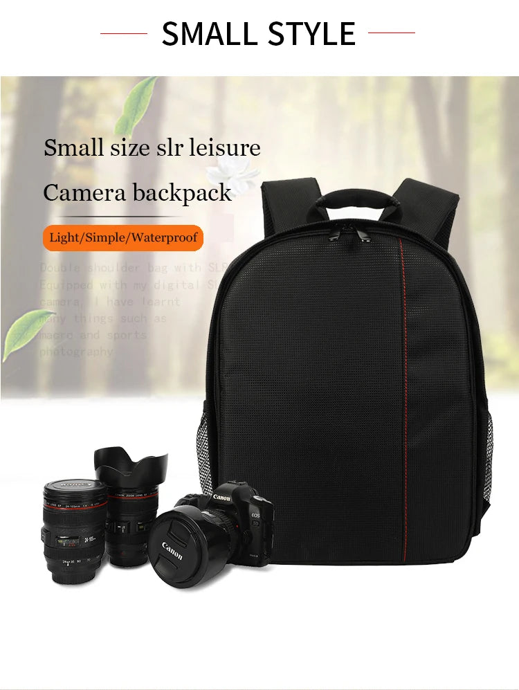 Digital Camera Backpack, Outdoor Large-Capacity Camera Bag, Laptop Backpack, Multi-Functional Convenient Backpack
