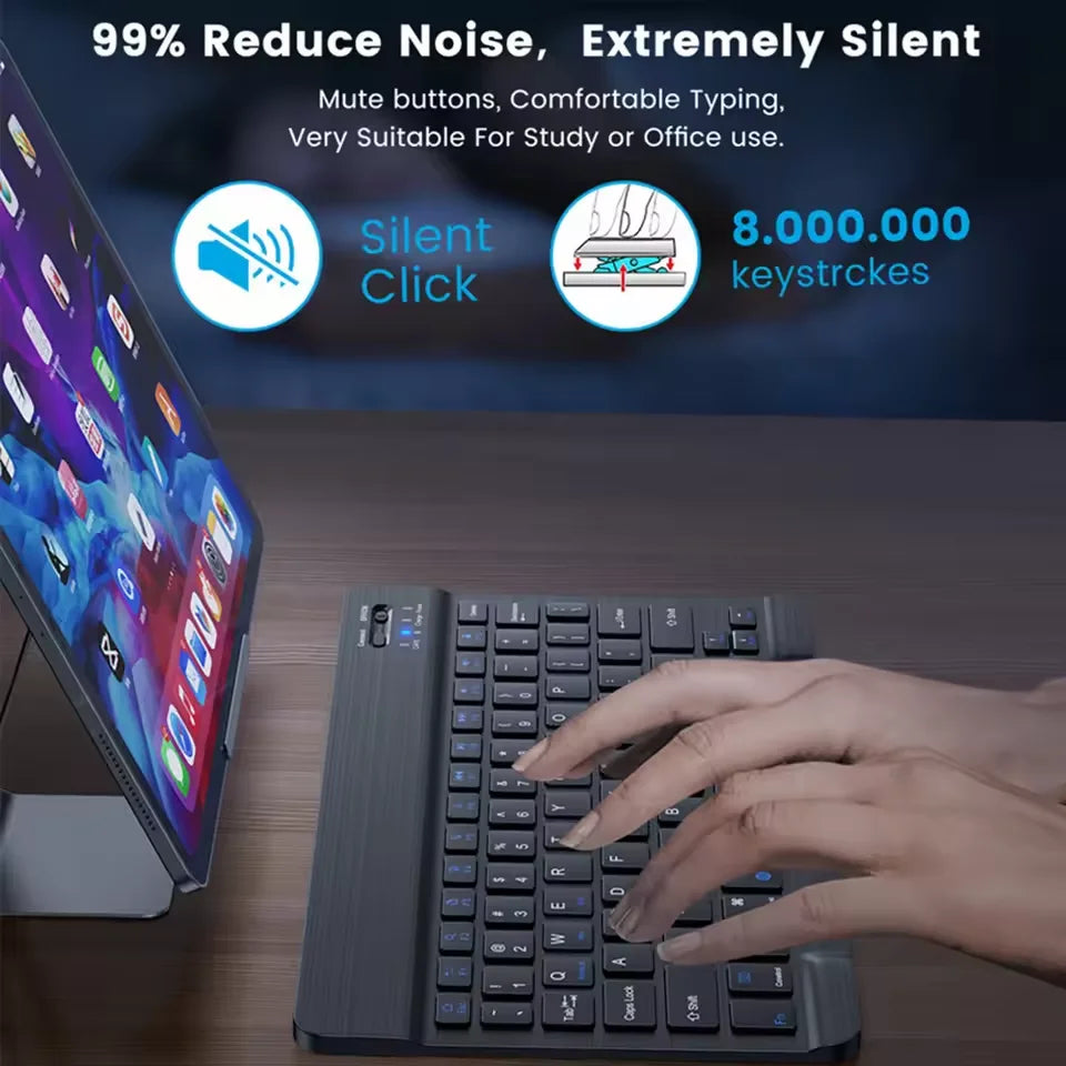 Bluetooth Wireless Keyboard – Multi-Device Portable Keyboard