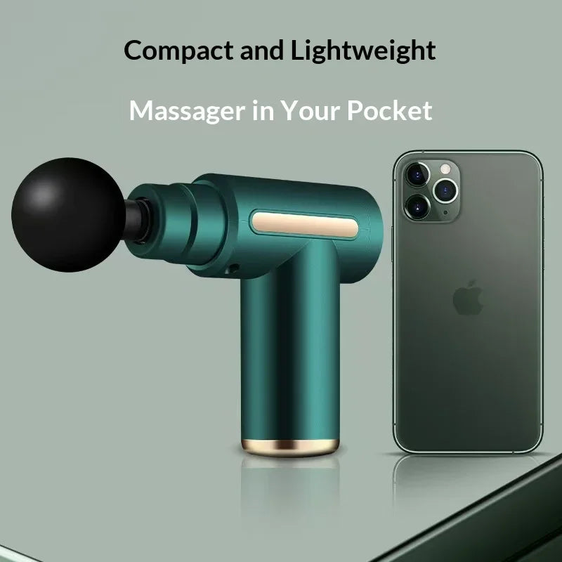 Mini Rechargeable Massage Gun – Portable Muscle Relaxation