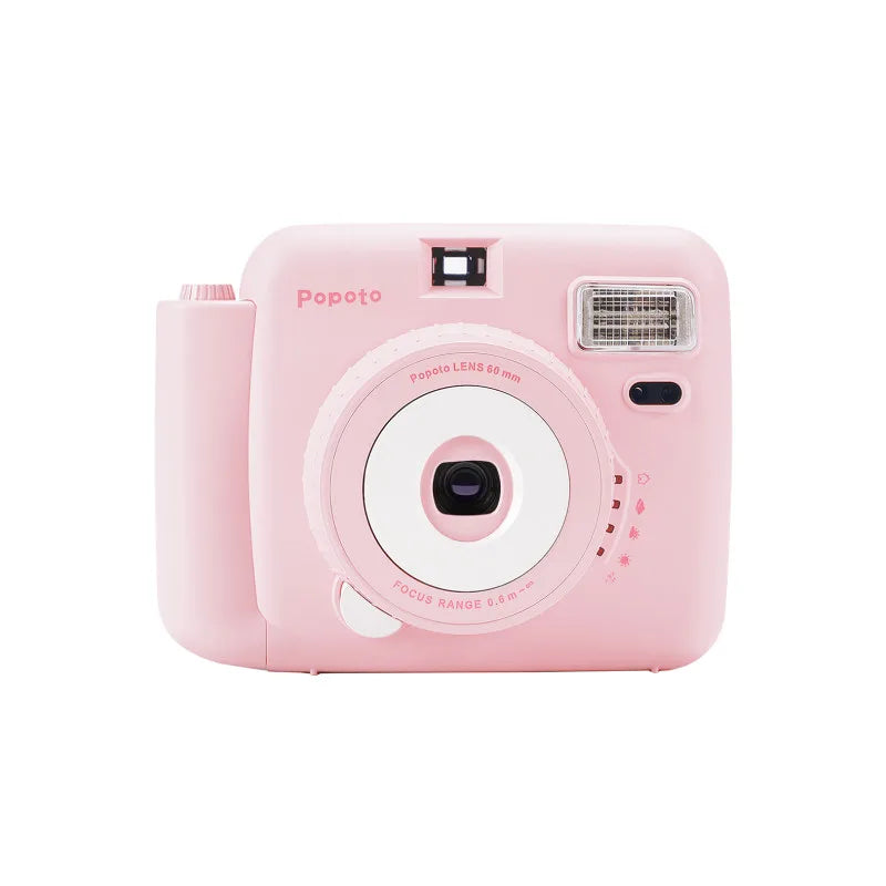 Popoto Instant Camera Cute Macaron Trendy Film Camera for Fujifilm Instax Mini Film Aesthetic Photo Camera for Girls Gift