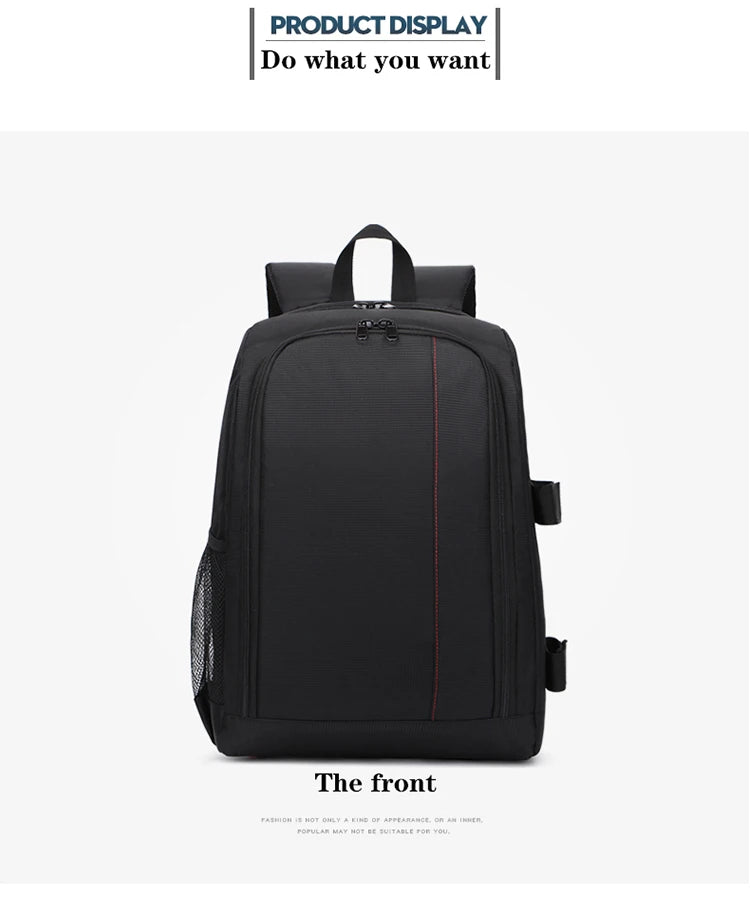 Digital Camera Backpack, Outdoor Large-Capacity Camera Bag, Laptop Backpack, Multi-Functional Convenient Backpack