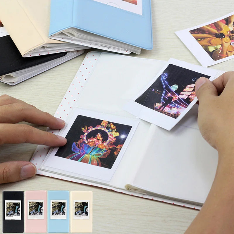 80 Pockets Retro PU Photo Album Fit For Instax Square Film For Fujifilm SQ1 SQ6 SQ20 SQ10 SP3 Camera Accessories