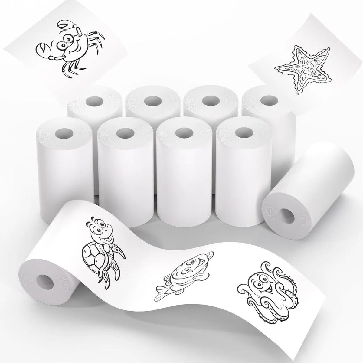 3-20 Rolls 57x25MM Thermal Paper Color Children Camera Instant Print Kids Camera Printing Paper Replacement Accessories Parts