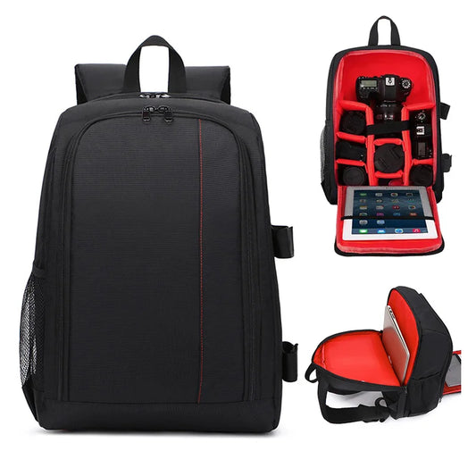 Digital Camera Backpack, Outdoor Large-Capacity Camera Bag, Laptop Backpack, Multi-Functional Convenient Backpack