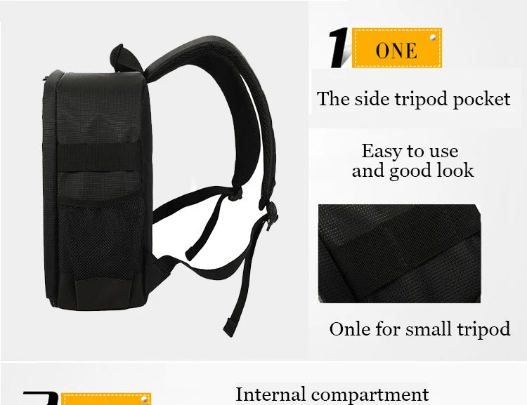 Digital Camera Backpack, Outdoor Large-Capacity Camera Bag, Laptop Backpack, Multi-Functional Convenient Backpack