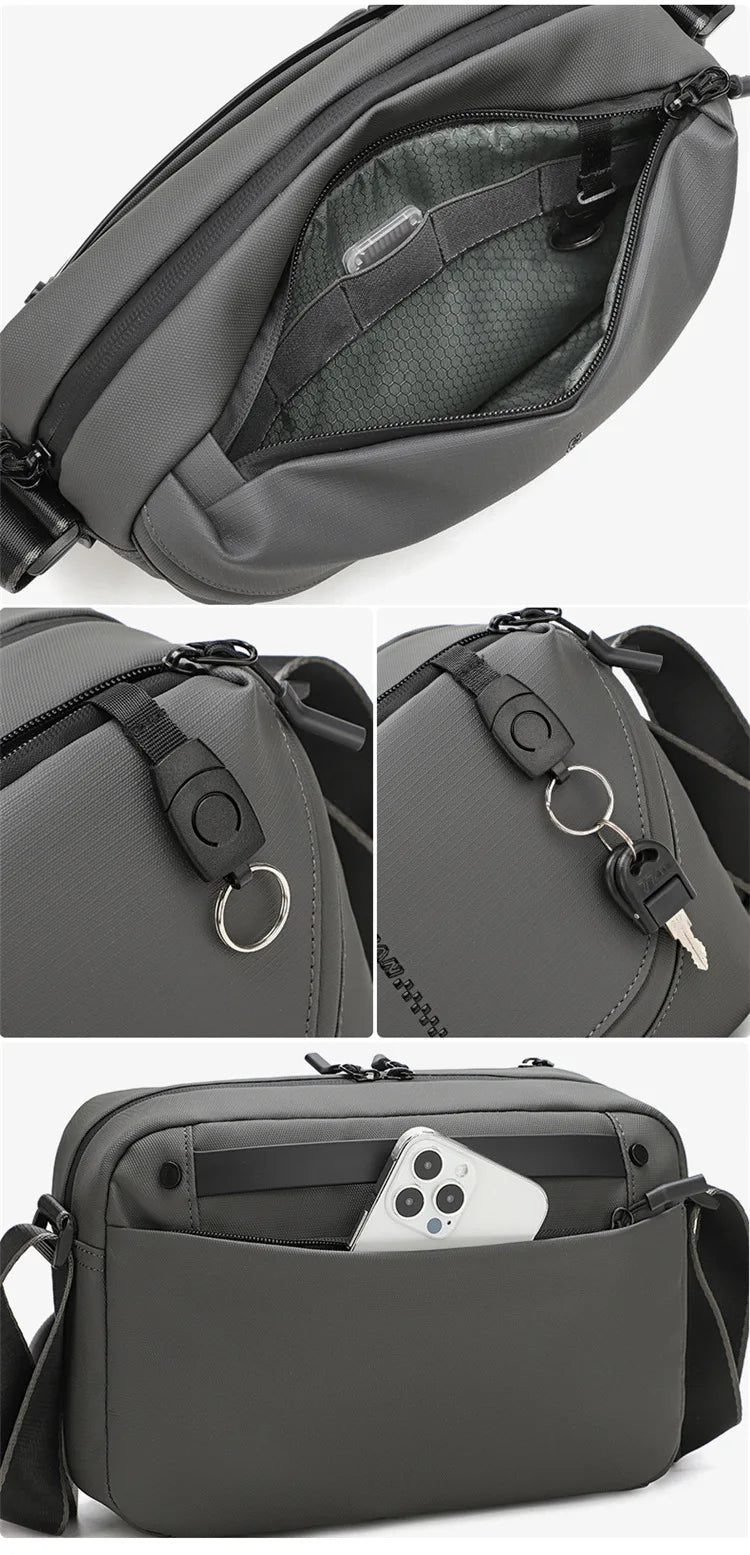 Men's Crossbody Camera Bag Portable One Shoulder Micro-Single Storage Outdoor Digital SLR Camera Pouch