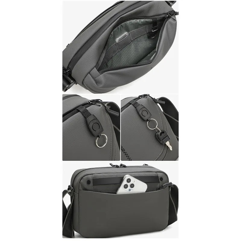 Men's Crossbody Camera Bag Portable One Shoulder Micro-Single Storage Outdoor Digital SLR Camera Pouch