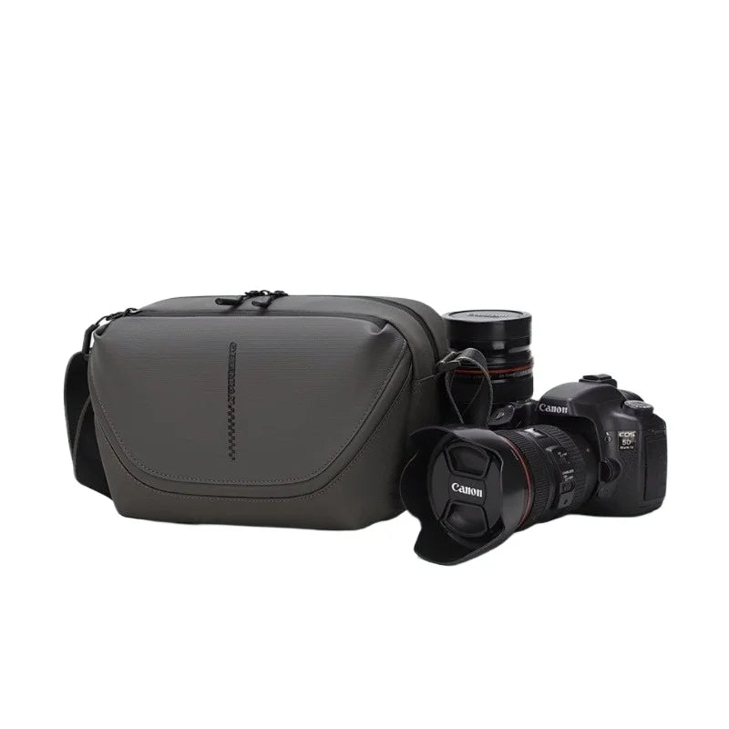 Men's Crossbody Camera Bag Portable One Shoulder Micro-Single Storage Outdoor Digital SLR Camera Pouch