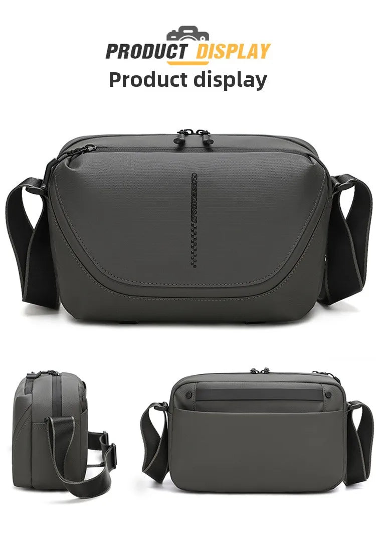 Men's Crossbody Camera Bag Portable One Shoulder Micro-Single Storage Outdoor Digital SLR Camera Pouch