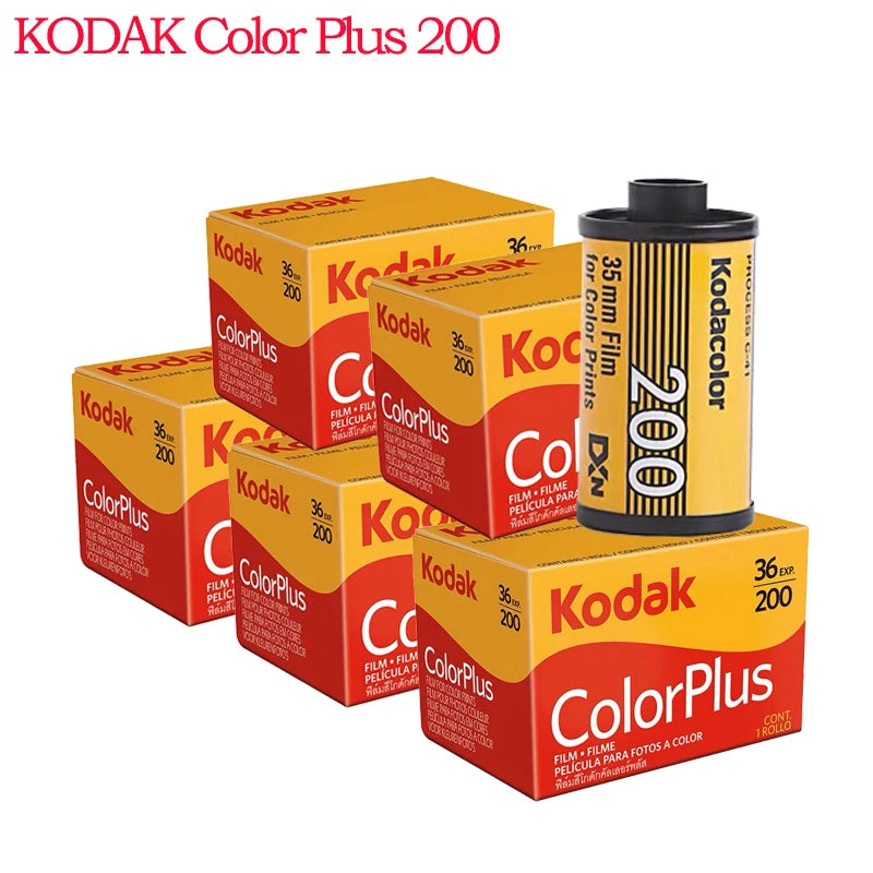 Kodak ColorPlus 200 35mm Color Films 1-10 Rolls 36 Exposures Per Roll For Kodak H35/H35N/M35/M38 /F9 Film Cameras 35mm Film