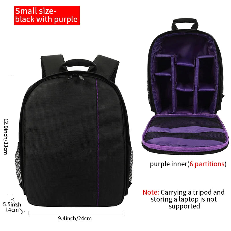 Digital Camera Backpack, Outdoor Large-Capacity Camera Bag, Laptop Backpack, Multi-Functional Convenient Backpack